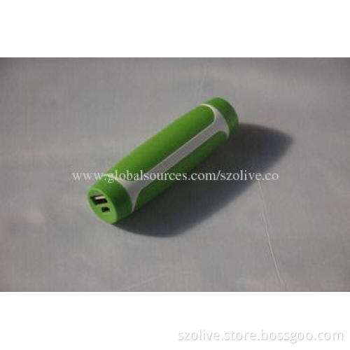 Good Quality Power Banks with 2,600mAh Capacity, 5V/800 ±100mA Input